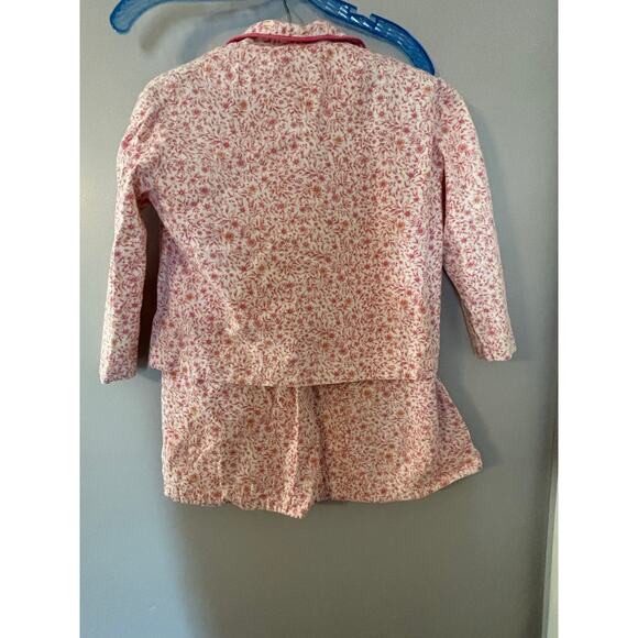 Vintage Handmade Pink Yellow White Floral Blazer and Skirt Set best for XXS - Picture 2 of 8